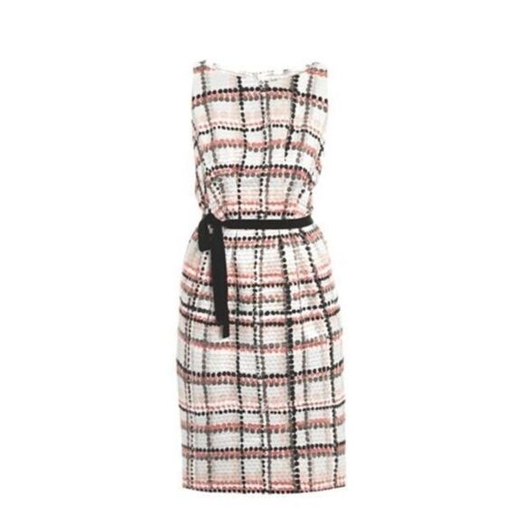 NWT's $975 Max Mara Women's Dot Pattern Shift Dress Size 10 - Picture 1 of 10